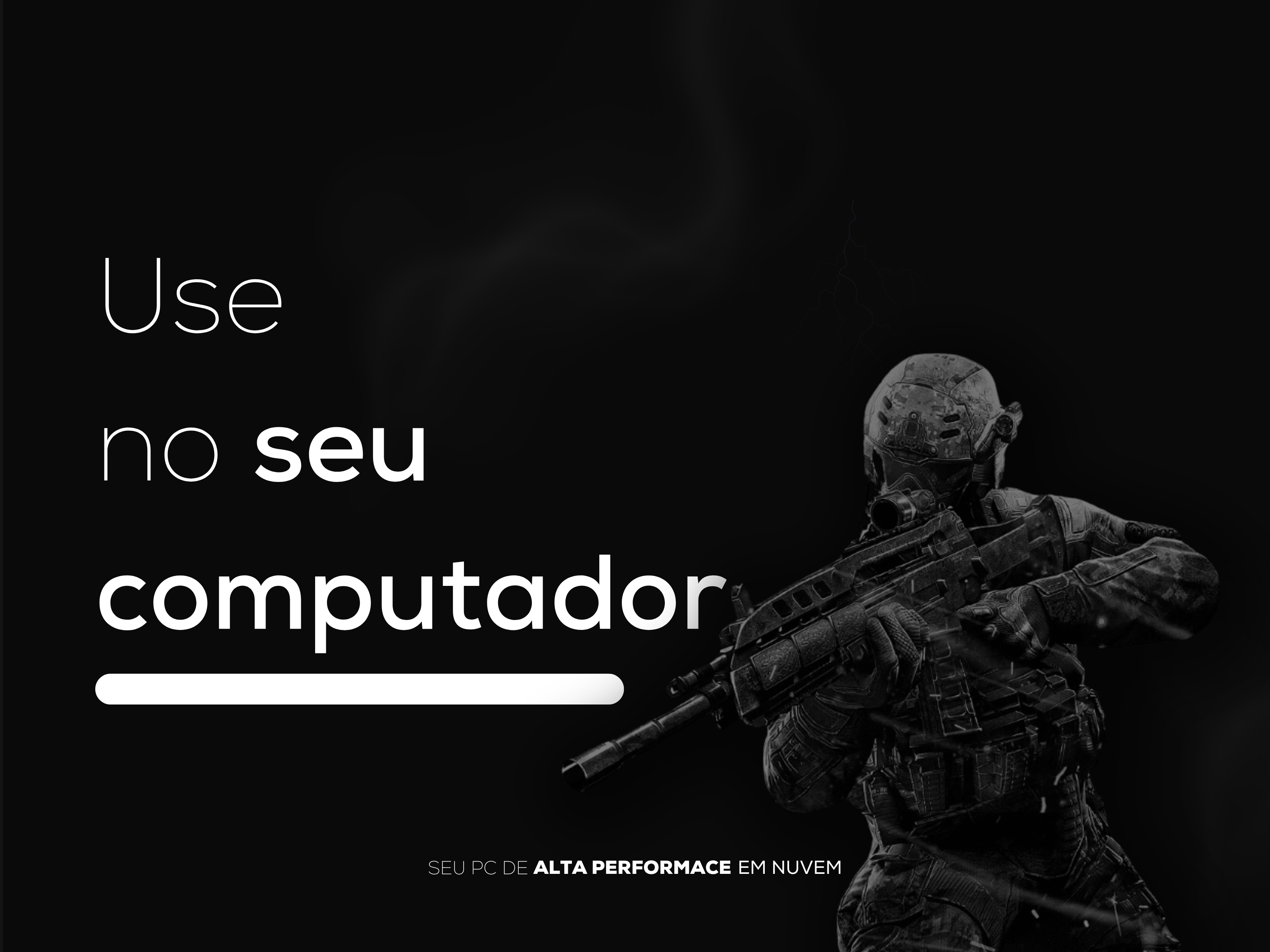 Interface Cloud Gaming - Demonstração da plataforma de jogos em nuvem